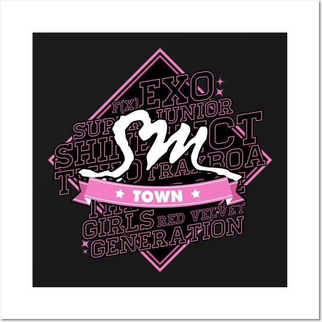 SM Town Wall Art by skeletonvenus